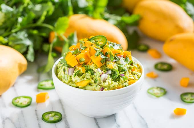 Champagne Mango Guacamole: Sweet, Floral, & Silky Smooth Dip